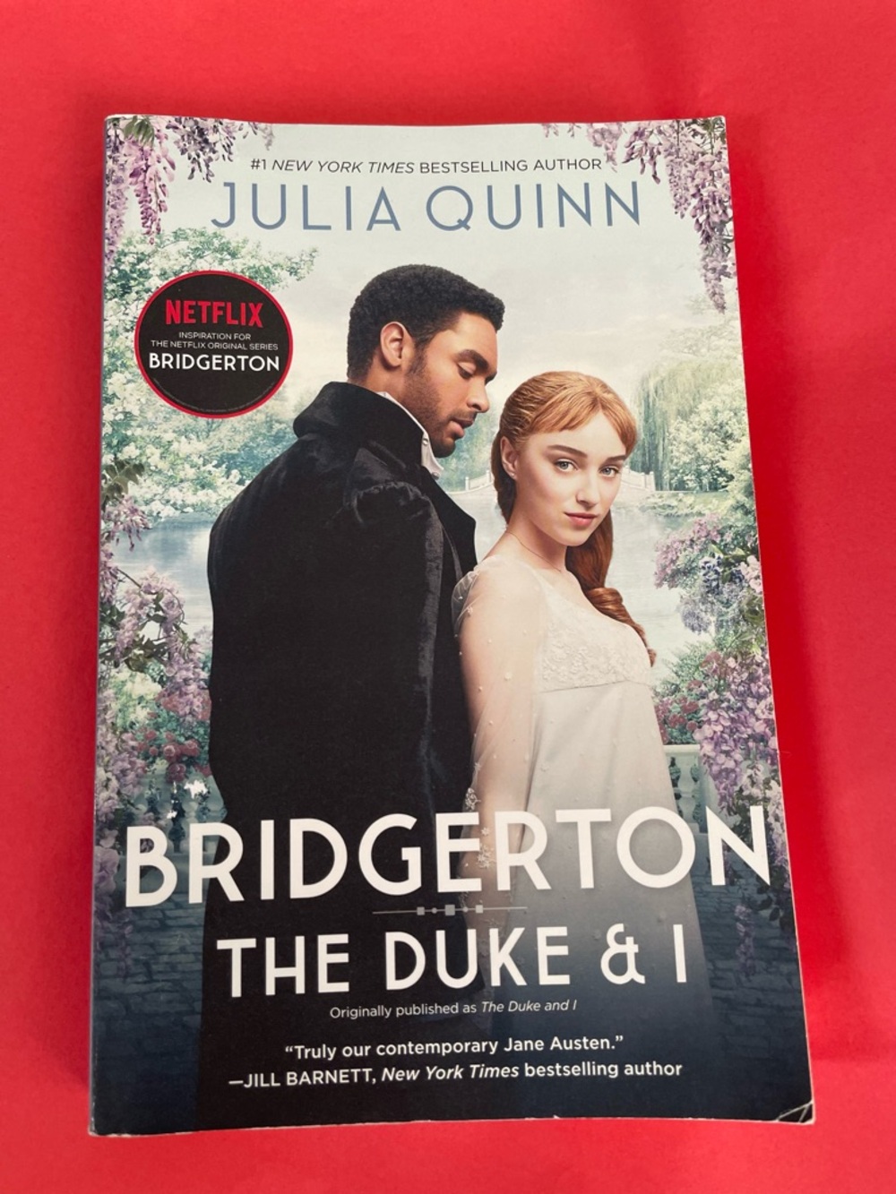 Bridgerton: The Duke & I by Julia Quinn. Please read description.